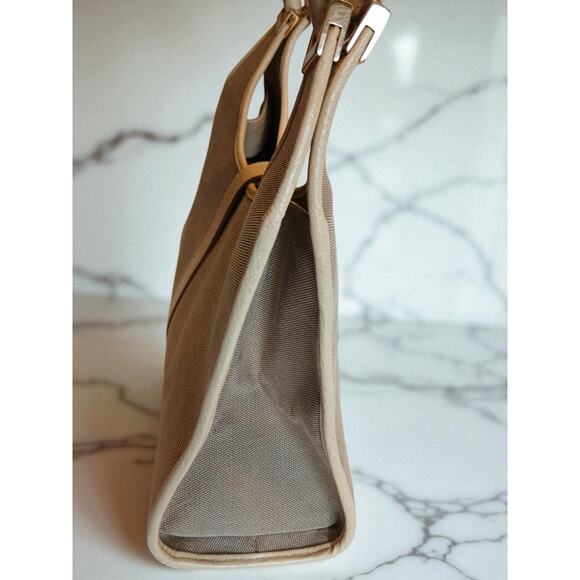 Authentic Gucci Jackie Canvas and Leather Beige Shoulder Bag $1,365 - Picture 13 of 16